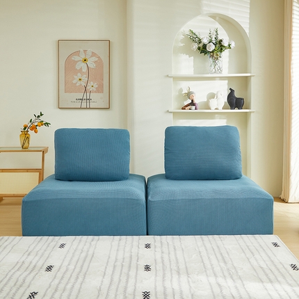 91家纺网 家纺一手货源 找家纺 （总）丝绮鹿 2024新款模块方块沙发套系列-玉米粒系列