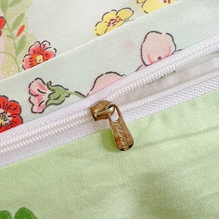 91家纺网 家纺一手货源 找家纺 暖芯优选 204新款直播爆款全棉-ins印花系列四件套纯棉三件套床单床笠 恋爱小兔