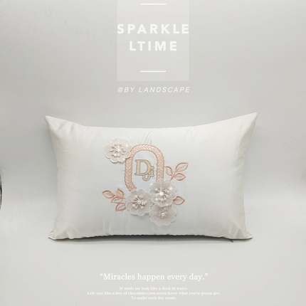 （总）澜屿 24款禅丝高精密珍珠花朵小腰枕