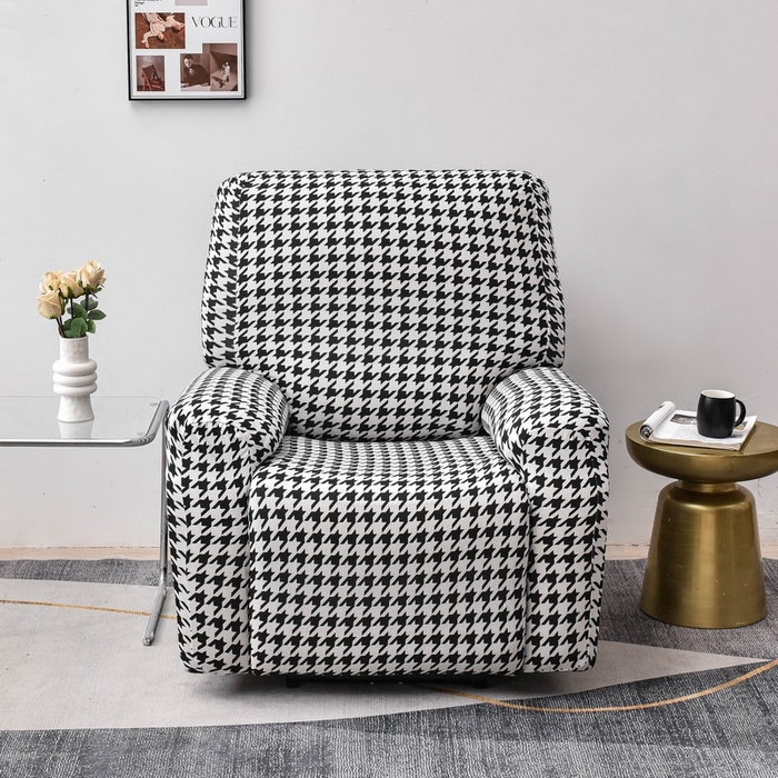 91家纺网 家纺一手货源 找家纺 兴妮雅家纺 2024新款芝华士沙发套黑白千鸟格