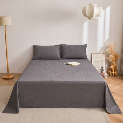 91家纺网 家纺一手货源 找家纺 （总）雅萱家纺 2024新款雅萱-色织全棉水洗棉床单