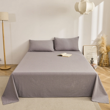 91家纺网 家纺一手货源 找家纺 （总）雅萱家纺 2024新款雅萱-色织全棉水洗棉床单