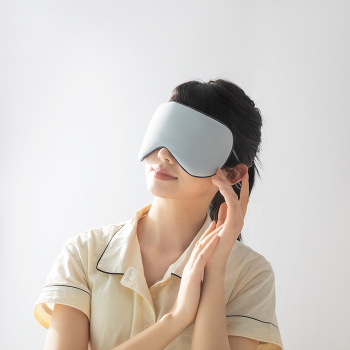 91家纺网 家纺一手货源 找家纺 LADYCOCO 2025新款凉感单品系列-凉感眼罩 蓝色22.5x11.5cm/只