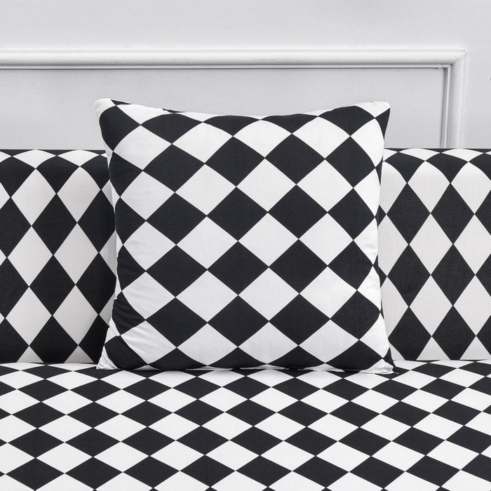 91家纺网 家纺一手货源 找家纺 兴妮雅家纺 2024新款雅芝华士贵妃沙发套棋盘格