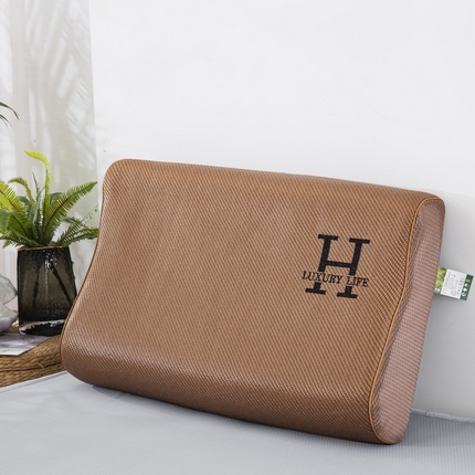 91家纺网 家纺一手货源 找家纺 （总）大黄蜂家居家纺 2025新款600D加粗冰藤艾草乳胶枕套 