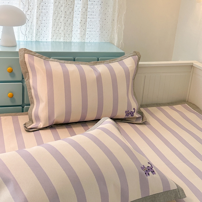 91家纺网 家纺一手货源 找家纺 （总）昔可家纺 2024新款印花绣花冰丝席平席款