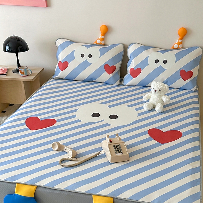 91家纺网 家纺一手货源 找家纺 （总）昔可家纺 2024新款异形床笠款冰丝凉席