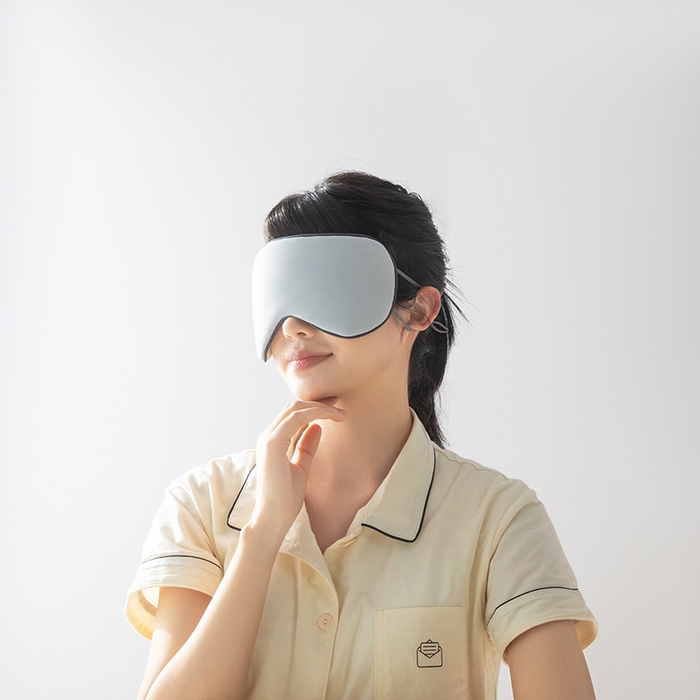 91家纺网 家纺一手货源 找家纺 LADYCOCO 2025新款凉感单品系列-凉感眼罩 蓝色22.5x11.5cm/只