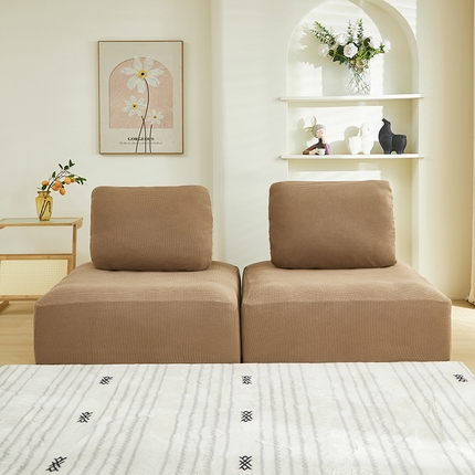 91家纺网 家纺一手货源 找家纺 （总）丝绮鹿 2024新款模块方块沙发套系列-玉米粒系列