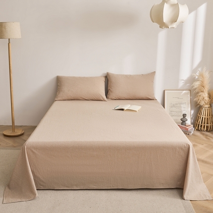 91家纺网 家纺一手货源 找家纺 （总）雅萱家纺 2024新款雅萱-色织全棉水洗棉床单