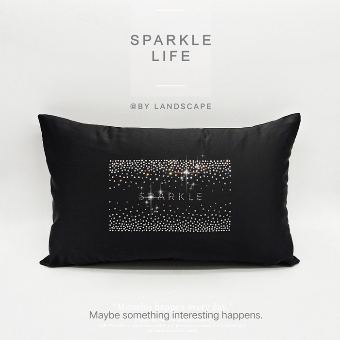 91家纺网 家纺一手货源 找家纺 （总）澜屿 24款禅丝高精密字母小方钻抱枕芯腰枕靠枕头