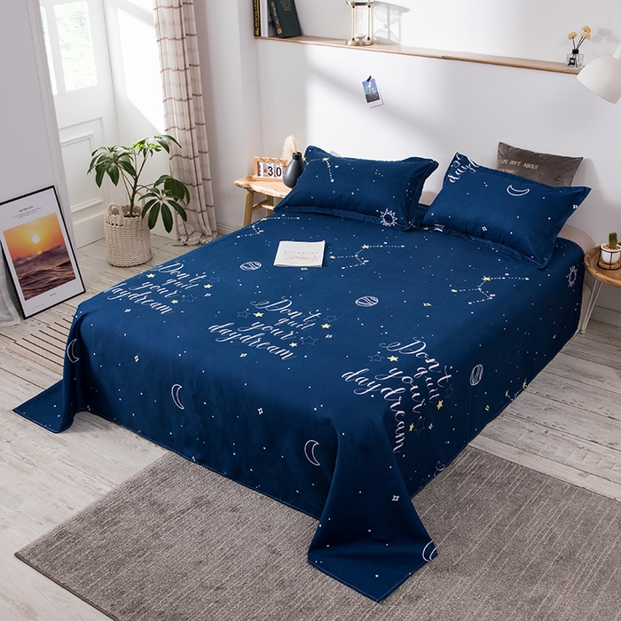 91家纺网 家纺一手货源 找家纺 北部居 2025新款加厚化纤单床单 思悦