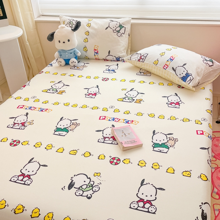 91家纺网 家纺一手货源 找家纺 金爱家 2024新款纯棉小版单品床笠 床笠款-怕哈伙伴