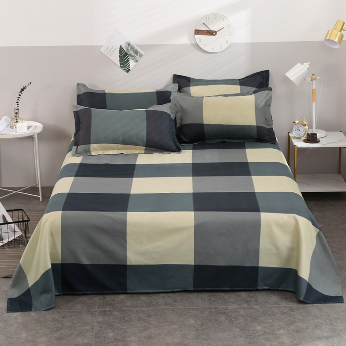 91家纺网 家纺一手货源 找家纺 北部居 2025新款加厚化纤单床单 自由国度