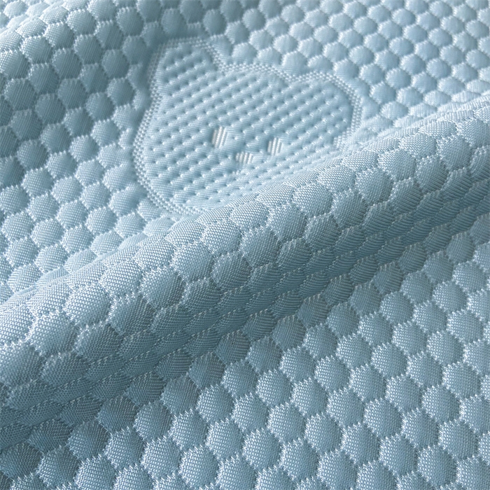 91家纺网 家纺一手货源 找家纺 吉象家纺 2024新款凉豆豆凉感软席凉席 小熊蓝