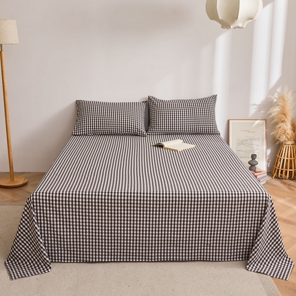 91家纺网 家纺一手货源 找家纺 （总）雅萱家纺 2024新款雅萱-色织全棉水洗棉床单