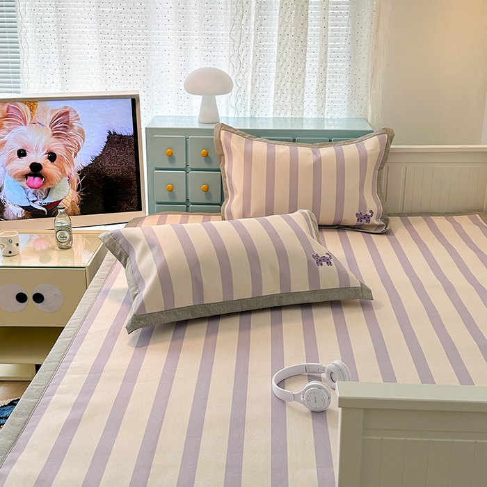 91家纺网 家纺一手货源 找家纺 （总）昔可家纺 2024新款印花绣花冰丝席平席款