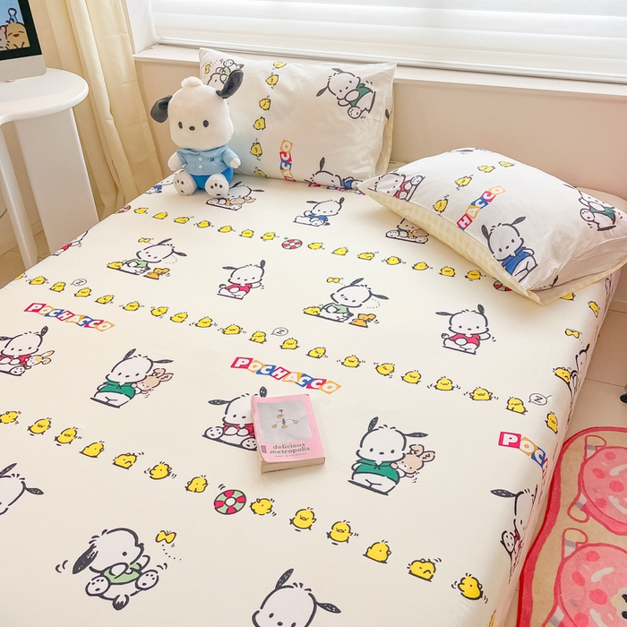 91家纺网 家纺一手货源 找家纺 金爱家 2024新款纯棉小版单品床笠 床笠款-怕哈伙伴