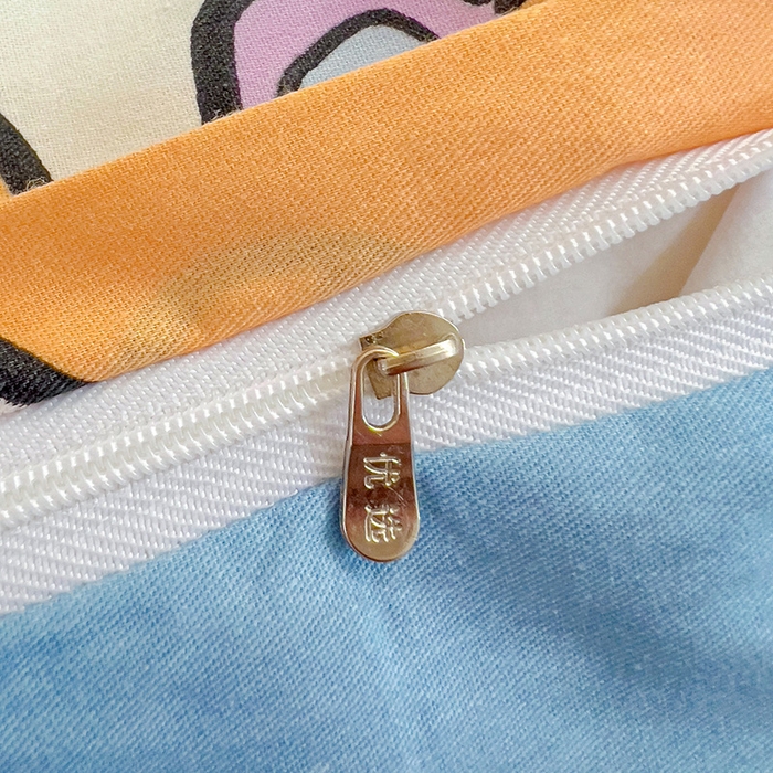 91家纺网 家纺一手货源 找家纺 暖芯优选 204新款直播爆款全棉-ins印花系列四件套纯棉三件套床单床笠 飞龙世纪