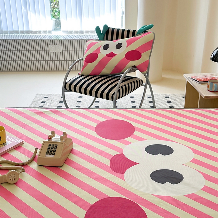 91家纺网 家纺一手货源 找家纺 昔可家纺 2024新款异形床笠款冰丝凉席 多巴胺鹿角