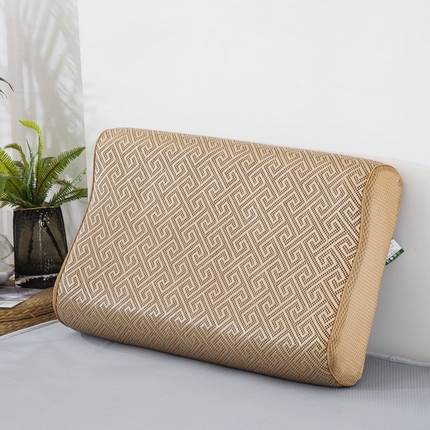 91家纺网 家纺一手货源 找家纺 （总）大黄蜂家居家纺 2025新款600D加粗冰藤艾草乳胶枕套 