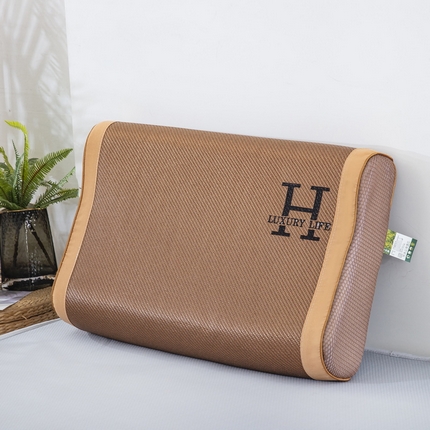 91家纺网 家纺一手货源 找家纺 （总）大黄蜂家居家纺 2025新款600D加粗冰藤艾草乳胶枕套 