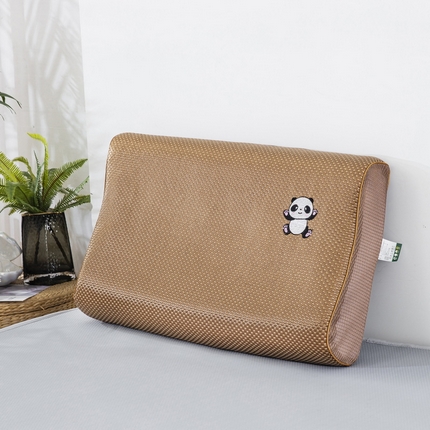 91家纺网 家纺一手货源 找家纺 （总）大黄蜂家居家纺 2025新款600D加粗冰藤艾草乳胶枕套 