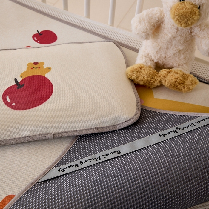 91家纺网 家纺一手货源 找家纺 本希家居 2024新款婴儿席系列高端可水洗冰丝席 美好一家婴儿席