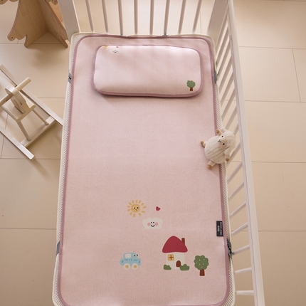 本希家居 2024新款婴儿席系列高端可水洗冰丝席 小甜美婴儿席
