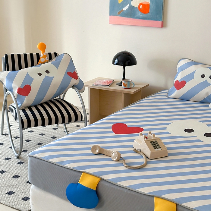 91家纺网 家纺一手货源 找家纺 （总）昔可家纺 2024新款异形床笠款冰丝凉席