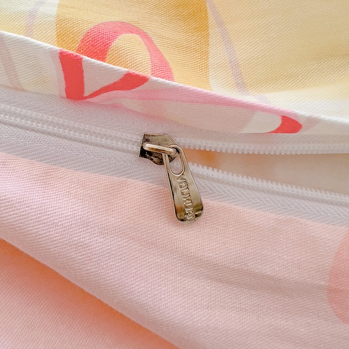 91家纺网 家纺一手货源 找家纺 暖芯优选 204新款直播爆款全棉-ins印花系列四件套纯棉三件套床单床笠 布偶熊