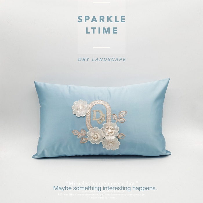 91家纺网 家纺一手货源 找家纺 （总）澜屿 24款禅丝高精密珍珠花朵小腰枕