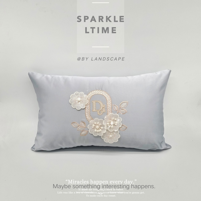 91家纺网 家纺一手货源 找家纺 （总）澜屿 24款禅丝高精密珍珠花朵小腰枕