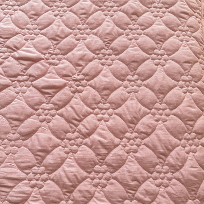 91家纺网 家纺一手货源 找家纺 罗艺轩 2024新款公主风水洗棉夹棉床裙款四件套-浪漫满屋床 浪漫满屋-豆沙