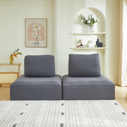 91家纺网 家纺一手货源 找家纺 （总）丝绮鹿 2024新款模块方块沙发套系列-玉米粒系列