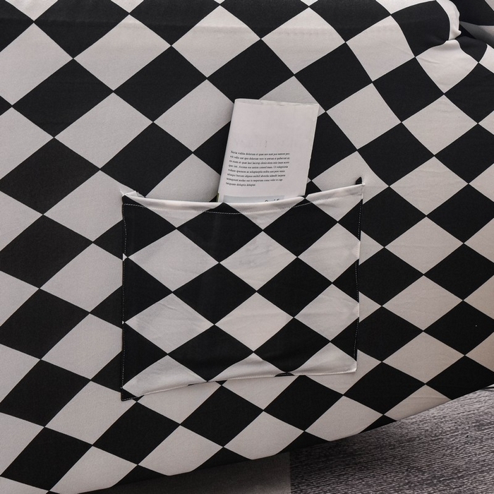 91家纺网 家纺一手货源 找家纺 兴妮雅家纺 2024新款芝华士沙发套棋盘格