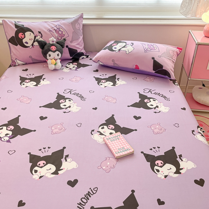 91家纺网 家纺一手货源 找家纺 金爱家 2024新款纯棉小版单品床笠 床笠款-梦想库洛米