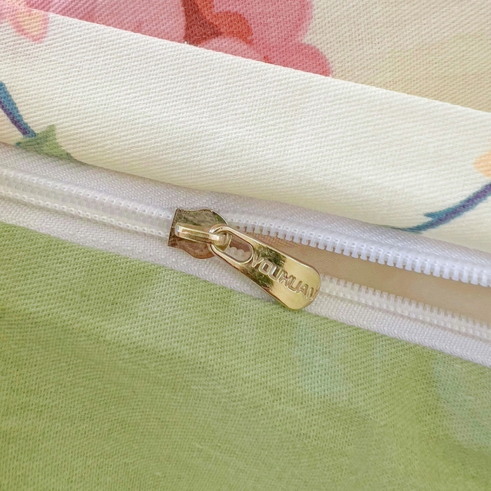 91家纺网 家纺一手货源 找家纺 暖芯优选 204新款直播爆款全棉-ins印花系列四件套纯棉三件套床单床笠 玫瑰花藤