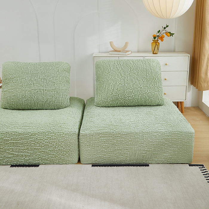 91家纺网 家纺一手货源 找家纺 （总）丝绮鹿 2024新款模块方块沙发套系列-高端皱皱布系列