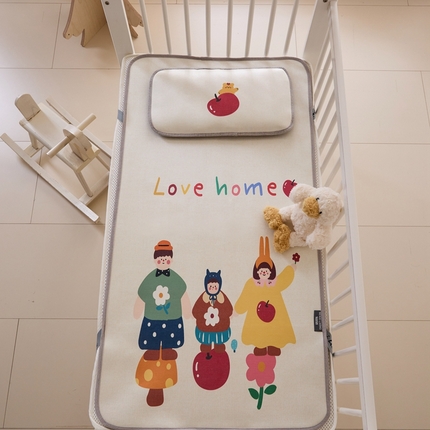 本希家居 2024新款婴儿席系列高端可水洗冰丝席 美好一家婴儿席