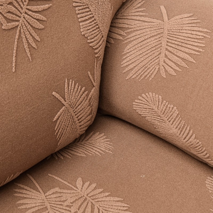 91家纺网 家纺一手货源 找家纺 兴妮雅家纺 2024新款舒棉绒羽毛款沙发套 舒棉绒羽毛款咖啡