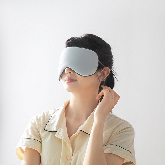 91家纺网 家纺一手货源 找家纺 LADYCOCO 2025新款凉感单品系列-凉感眼罩 蓝色22.5x11.5cm/只