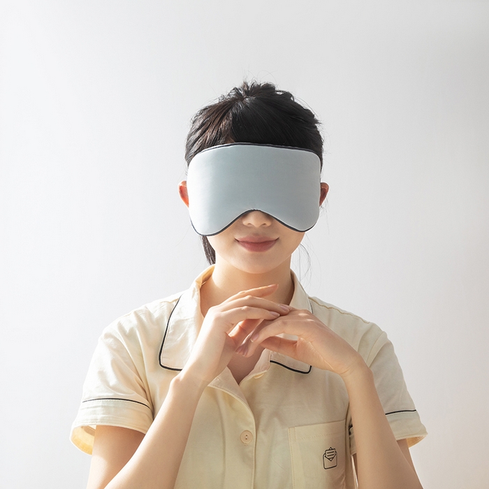 91家纺网 家纺一手货源 找家纺 LADYCOCO 2025新款凉感单品系列-凉感眼罩 蓝色22.5x11.5cm/只