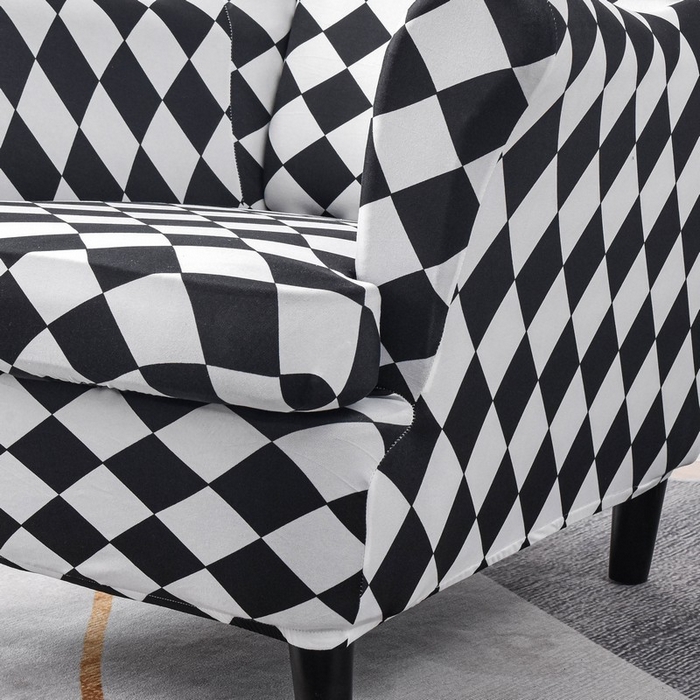 91家纺网 家纺一手货源 找家纺 兴妮雅家纺 2024新款老虎凳套棋盘格