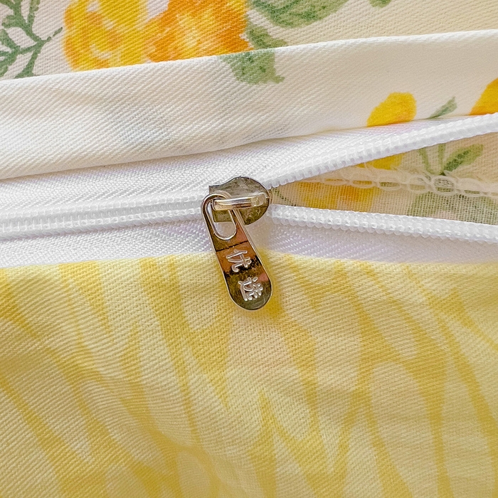 91家纺网 家纺一手货源 找家纺 暖芯优选 204新款直播爆款全棉-ins印花系列四件套纯棉三件套床单床笠 花间沐