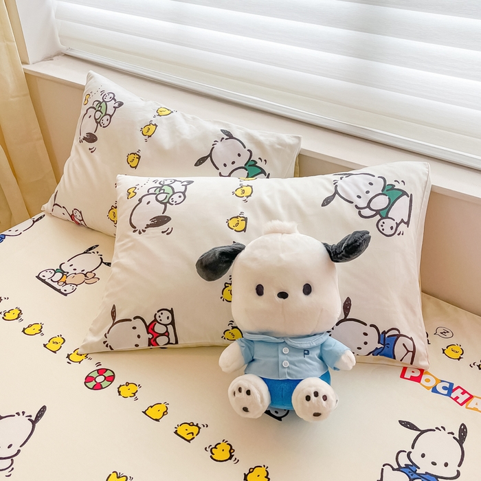 91家纺网 家纺一手货源 找家纺 金爱家 2024新款纯棉小版单品床笠 床笠款-怕哈伙伴