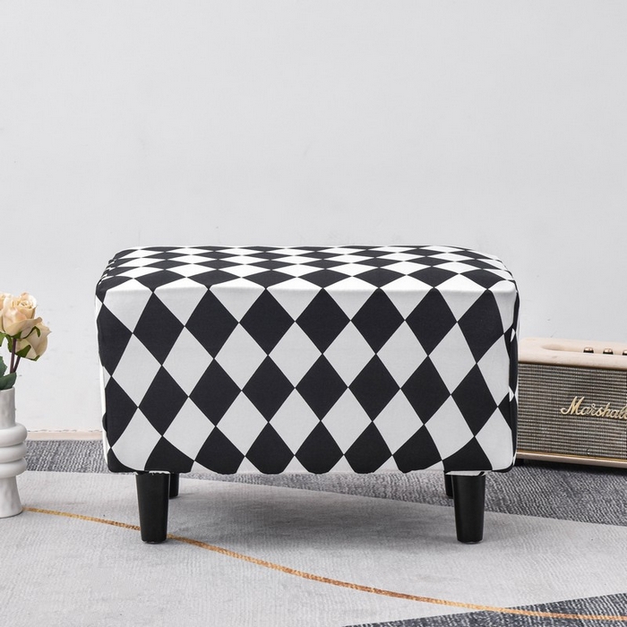 91家纺网 家纺一手货源 找家纺 兴妮雅家纺 2024新款老虎凳套棋盘格