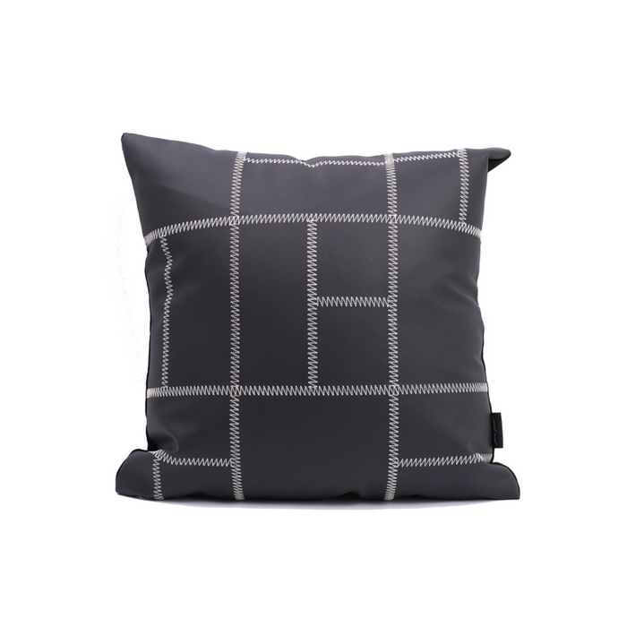 91家纺网 家纺一手货源 找家纺 （总）澜屿 24款轻奢皮面刺绣方枕抱枕芯腰枕靠枕头