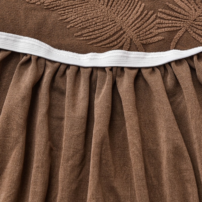 91家纺网 家纺一手货源 找家纺 兴妮雅家纺 2024新款舒棉绒羽毛款沙发套 舒棉绒羽毛款咖啡