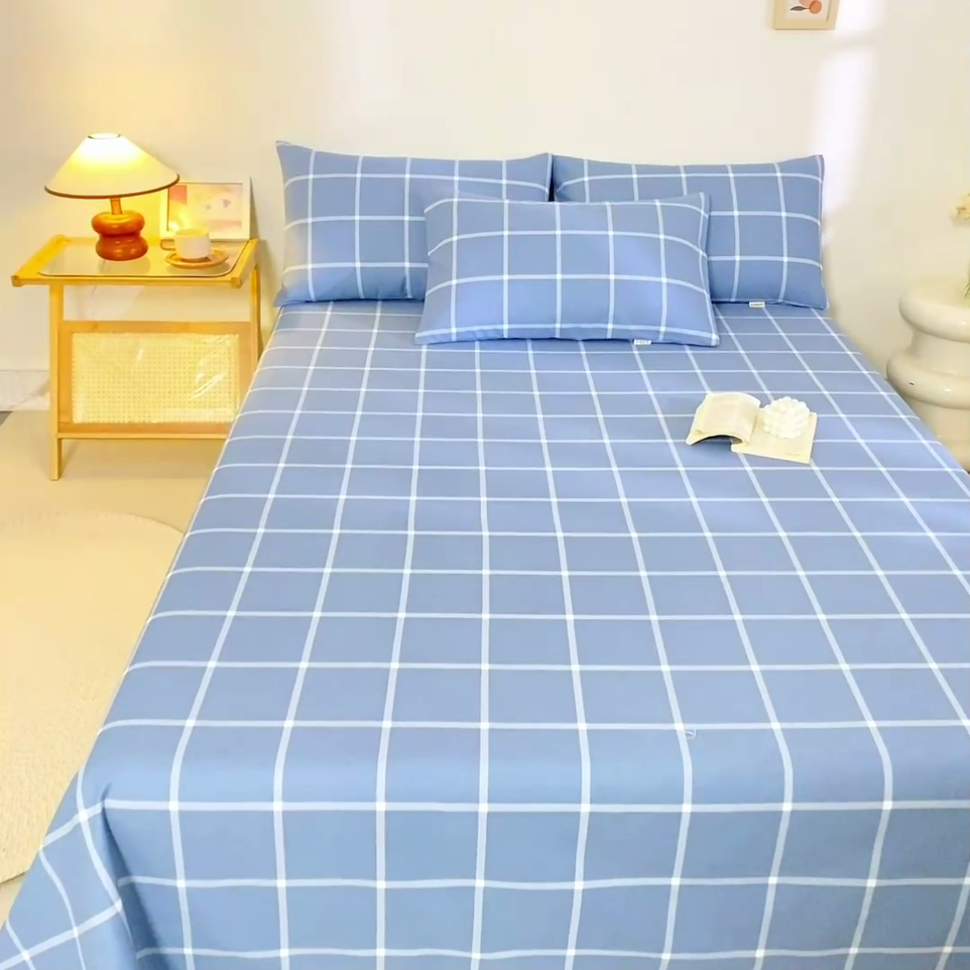 91家纺网 家纺一手货源 找家纺 鸣升 新款舒适透气100%全棉老粗布枕套 柏拉图兰